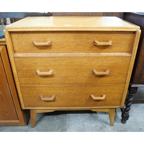 83 - A G-Plan Brandon oak chest of drawers