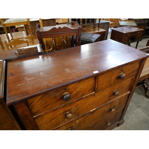 99 - A Victorian mahogany chest of drawers