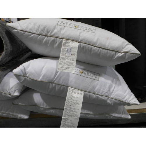 3255 - 3 x Hotel Grand Down Roll Jumbo Pillows (316-41,42) *This lot is subject to VAT