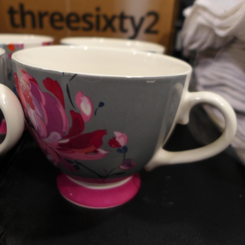 3291 - 4 x KitchenCraft Bone China Footed Mugs  (315-454) *This lot is subject to VAT