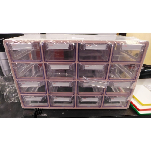 3296 - Sysmax 16 Drawer Multibox (damaged) (315-329) *This lot is subject to VAT