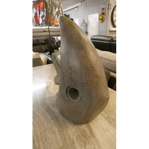 1314 - A contemporary large ornamental fish, H 52cms (GRC54B60)   #