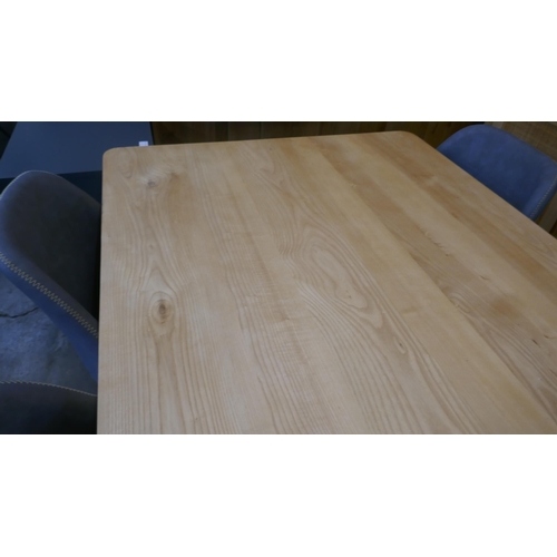 1371 - A 1.8m dining table and six Durado chairs