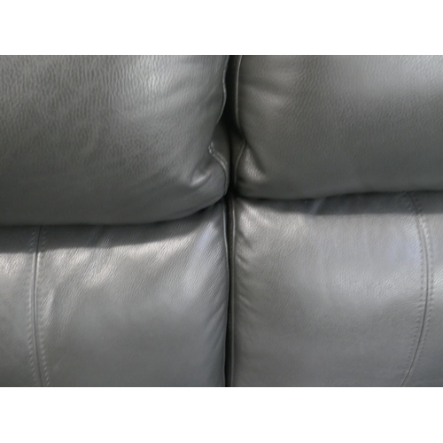 1365 - Grace Grey Leather 2.5 Seater Power Recliner, original RRP £874.99 + VAT * This is lot is subject to... 