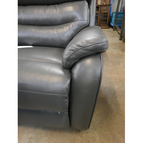 1376 - Fletcher 2.5 Seater Leather power Reclining sofa - Marked, Original RRP £1124.99 +VAT (4197-24) *Thi... 