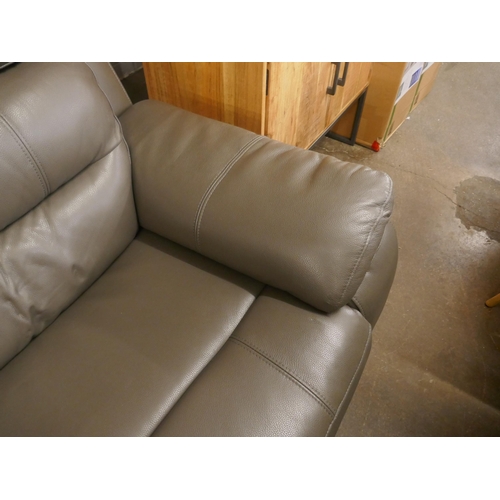 1393 - Ava Leather 2.5 Seater Sofa  Storm Grey , Original RRP £983.33 +VAT (4197-38) *This lot is subject t... 