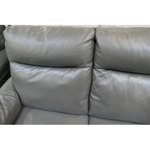 1439 - Barrett 3 Seater Leather Power Reclining Sofa, Original RRP £1333.33 + VAT (4198-32) *This lot is su... 