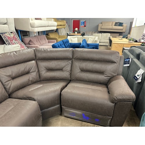 1455 - Justin Brown Sectional Reclining Sofa, Original RRP £1833.33 + VAT (4198-28) *This lot is subject to... 