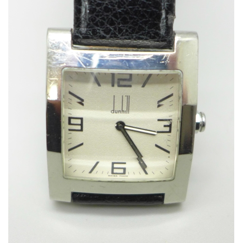 1014A - A Dunhill quartz wristwatch, 27mm case