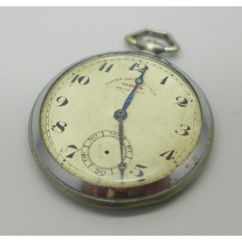 1056 - A Favre Leuba Sandow pocket watch