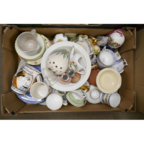 1130 - Eight boxes of mixed china **PLEASE NOTE THIS LOT IS NOT ELIGIBLE FOR POSTING AND PACKING**