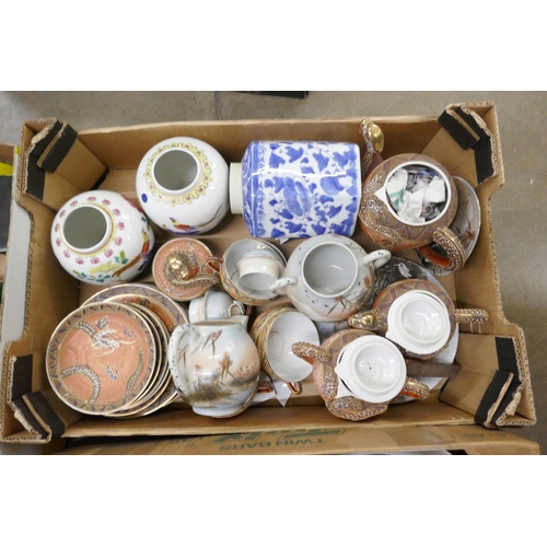 1148 - Seven boxes of mixed china including Wedgwood, Royal Doulton, Colclough Teawares, Paragon, Shelley, ... 