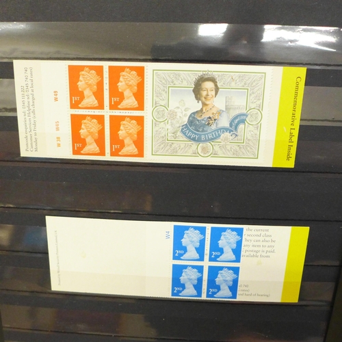 665 - Stamps; stockbook of decimal machine cylinder blocks and cylinder booklets