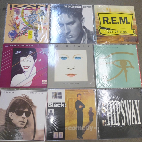 674 - A collection of ten 1980s LP records