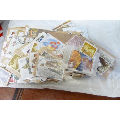 701 - Stamps; a box of stamps, covers, etc., loose and in albums