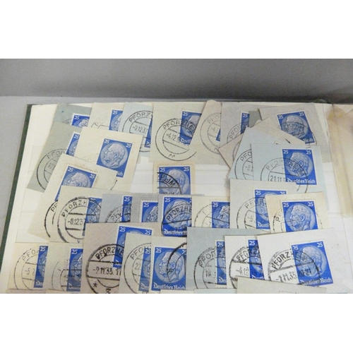 701 - Stamps; a box of stamps, covers, etc., loose and in albums