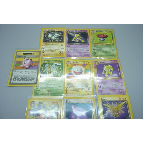 746 - Ten rare vintage Pokemon cards