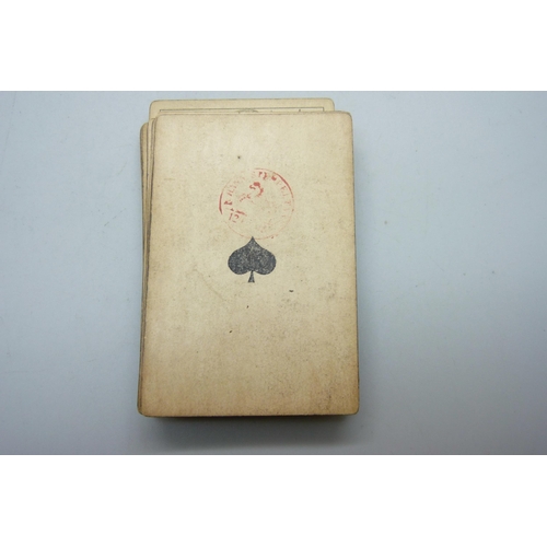 786 - A collection of 19th Century playing cards, some sets incomplete