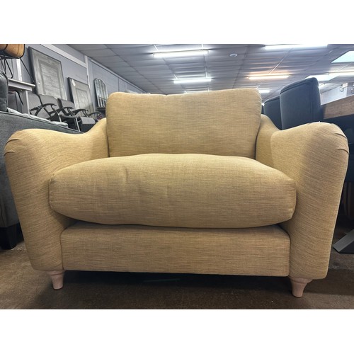 1468 - A Hattie Ochre Love Seat