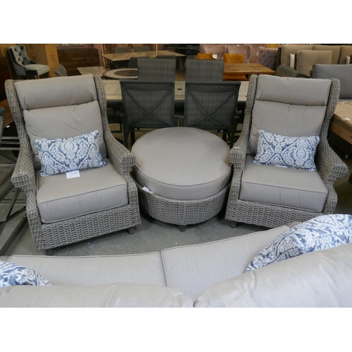 1494 - Peak Season Mikala Four Piece High Back Deep Seating Set, original RRP £2333.31 + VAT (4192-31) * Th... 