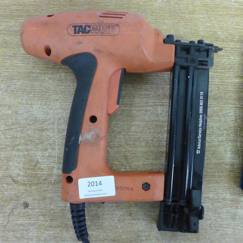 2014 - A Draper 230v electric stapler/nailer (S/N 56338) and a Tacwise 181EL Pro Master Nailer