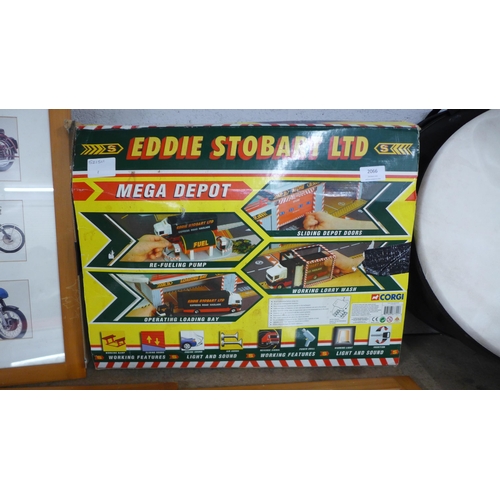 2066 - An Eddie Stobart Limited Mega Depot toy set in box