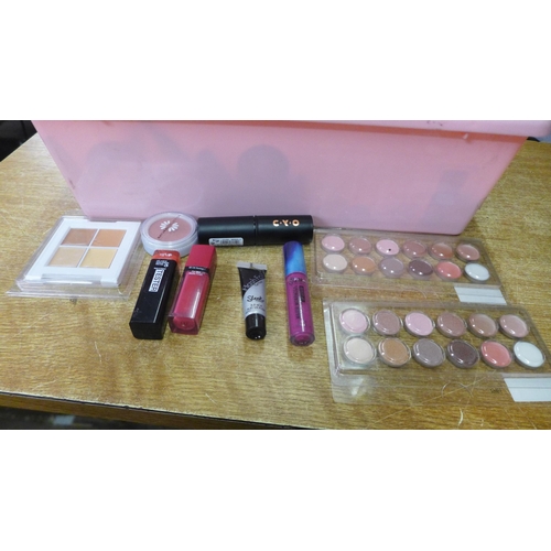 2070 - A large quantity of make up and cosmetics including Rimmel foundation and eye shadow
