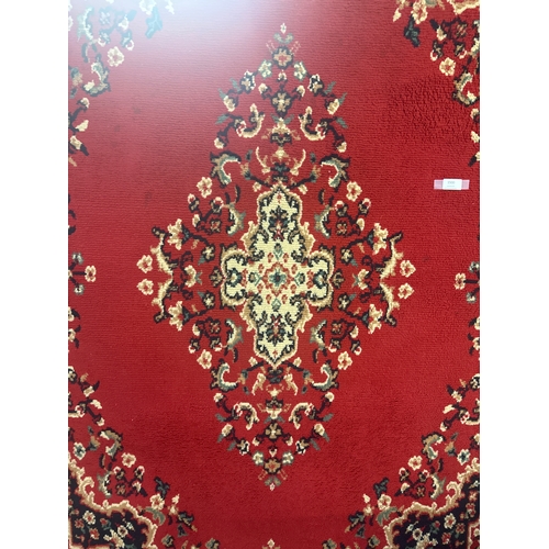 1500 - Red Ground Keshan Rug