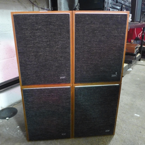 2128 - A set of four S & C S1611 loudspeakers