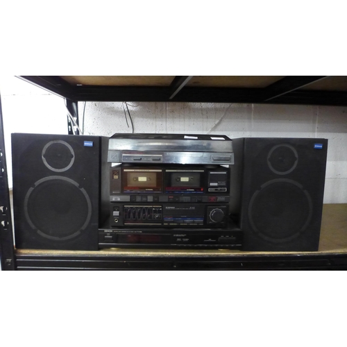 2138 - Stereo equipment including a Pioneer PL-X21Z fully automatic stereo turntable, a Pioneer DC-X21Z ste... 