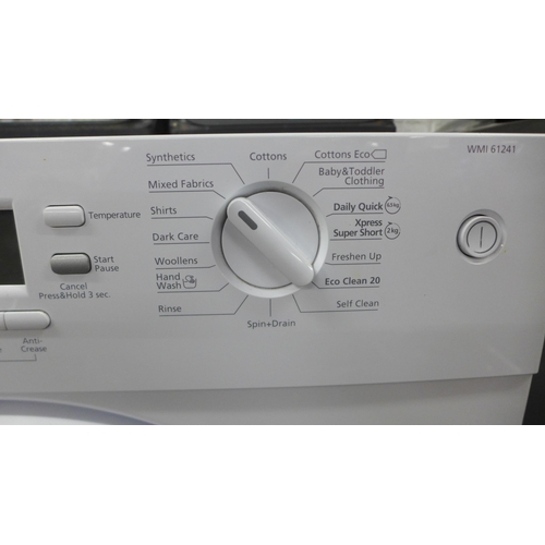 2155 - A Beko (WM161241) 6.5kg 1200 spin integrated washing machine