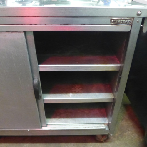 2167 - A Moffat commercial plate warmer with sliding doors