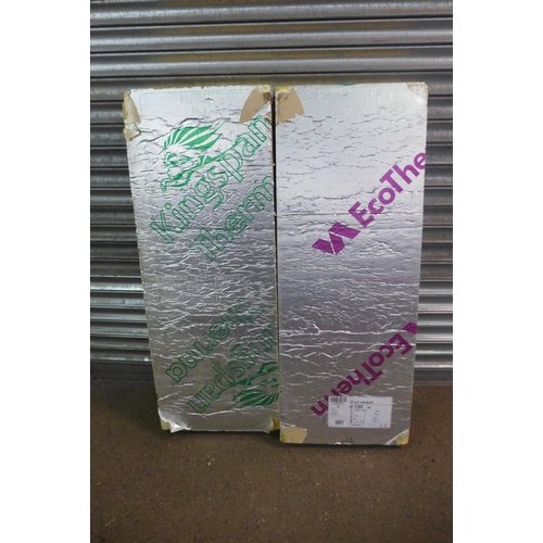 2189 - 34 insulation boards including Kingspan and EcoTherm of varying thicknesses