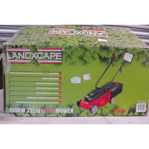 2197 - 2 Landxscape GLM321 1000w 32cm lawn mowers - incomplete