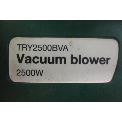 2202 - A 240v 2500w garden vacuum blower (TRY2500BVA)