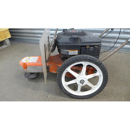 2242 - A Dr Trimmer/Mower petrol driven trimmer and mower with a Briggs and Stratton Quantum Power 4HP engi... 