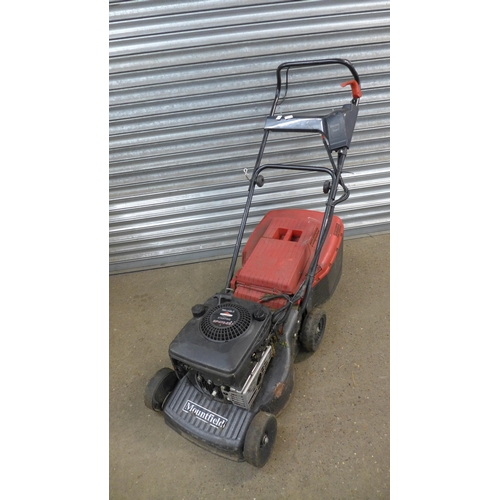 2244 - A Mountfield petrol driven lawn mower (208324628/B9) with a Briggs and Stratton SP470-ES engine