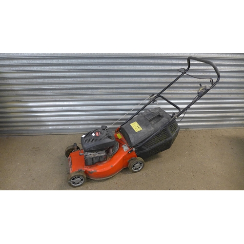 2245 - A Champion 46cm cutting width push petrol lawn mower with a Champion 40 Briggs and Stratton engine -... 