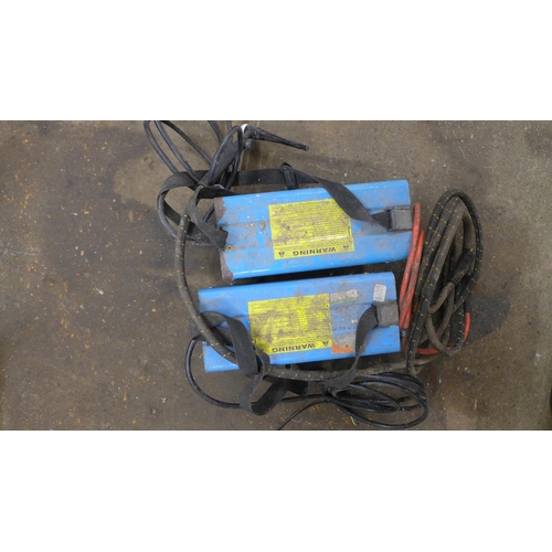 2251 - 2 Clarke Weld Arc-Tig 120 inverter welders and Rhino T03 Thermo Quartz heater