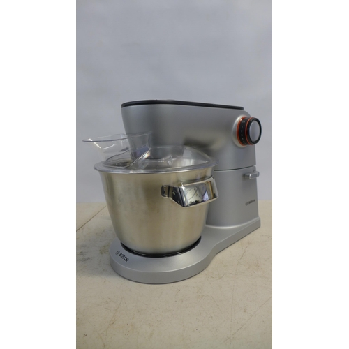 2296 - A Bosch kitchen CNUM60A planetary food mixer with dough hook, beater and flexi stirring whisk