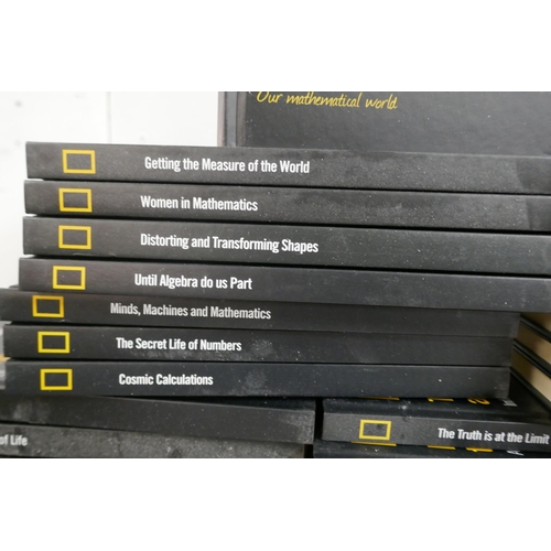 2311 - A full 60 issue collection of National Geographic 'Our Mathematical World' hard back books