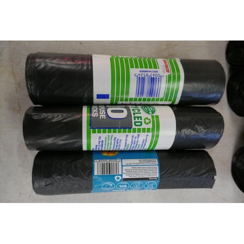 2326 - Eight rolls of assorted refuse sacks