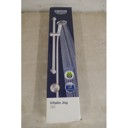 2331 - A Grohe Precision and Vitalio Joy 110mm Turbo Stat shower system (boxed)