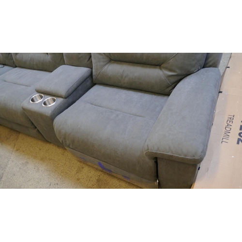 1531 - Paisley Fabric Sectional Power Recliner, Original RRP £2083.33 + VAT (4198-20) *This lot is subject ... 