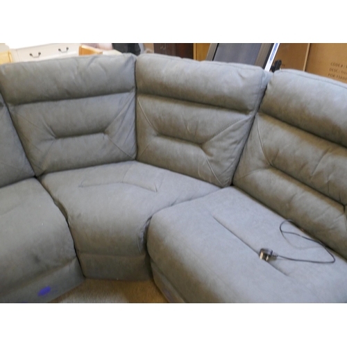 1531 - Paisley Fabric Sectional Power Recliner, Original RRP £2083.33 + VAT (4198-20) *This lot is subject ... 