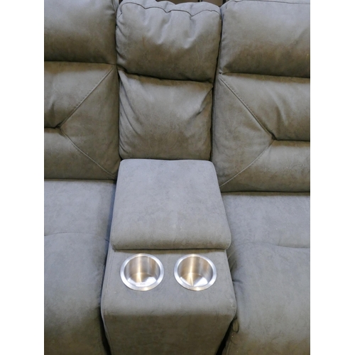 1531 - Paisley Fabric Sectional Power Recliner, Original RRP £2083.33 + VAT (4198-20) *This lot is subject ... 