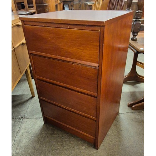 92B - A teak bedside chest