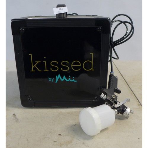 2281 - A Kissed by Mii air compressor spray tan machine