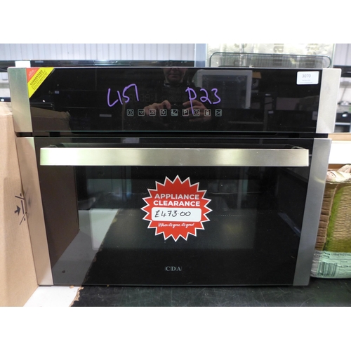 3070 - CDA  Compact Combi-Microwave H445xW597xD578 - model no.VK902SS, Original RRP £584.17 inc VAT (437-15... 