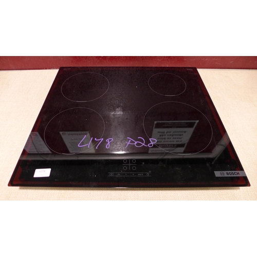 3078 - Bosch  Induction 4 Zone Hob H51xW592xD522 -model no.PIE631BB5E, Original RRP £632.5 inc VAT (437-178... 